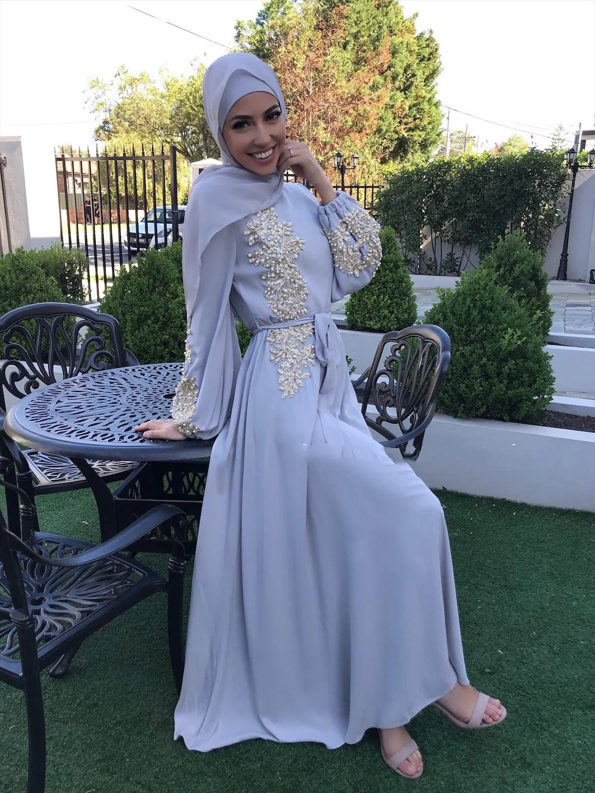 Embroidery Dubai Turkey Evening Wedding Dress