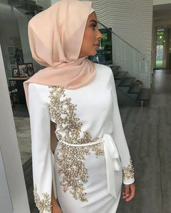 Embroidery Dubai Turkey Evening Wedding Dress