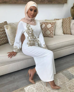 Embroidery Dubai Turkey Evening Wedding Dress