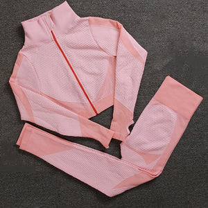 Women Fitness Suits 3pcs set