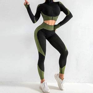 Women Fitness Suits 3pcs set