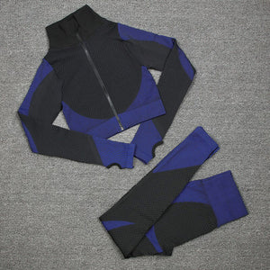 Women Fitness Suits 3pcs set