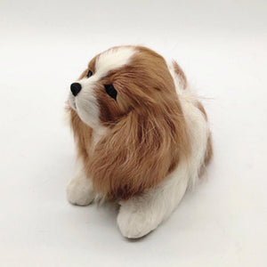 Lovely Simulation  Realistic Exquisite Cute Plush Dog