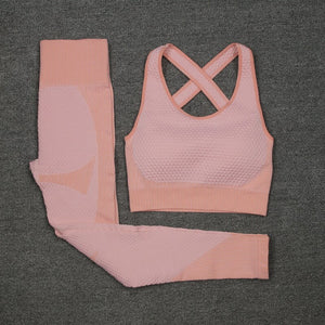 Women Fitness Suits 3pcs set