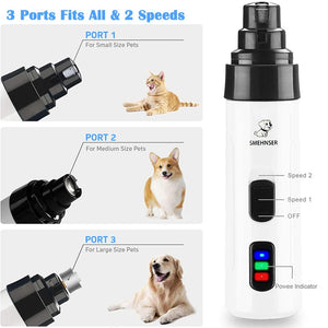 USB Dog Cat Nail Trimmer Tools