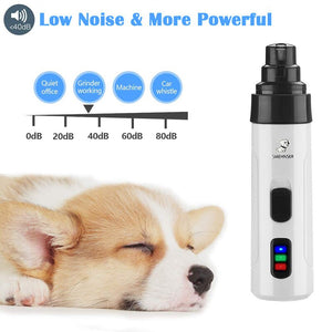 USB Dog Cat Nail Trimmer Tools